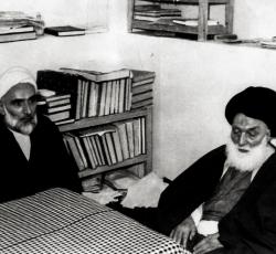 سید حسین البروجردی ومحمد تقی فلسفی
