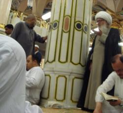 الشيخ الخراساني في المسجد النبوي